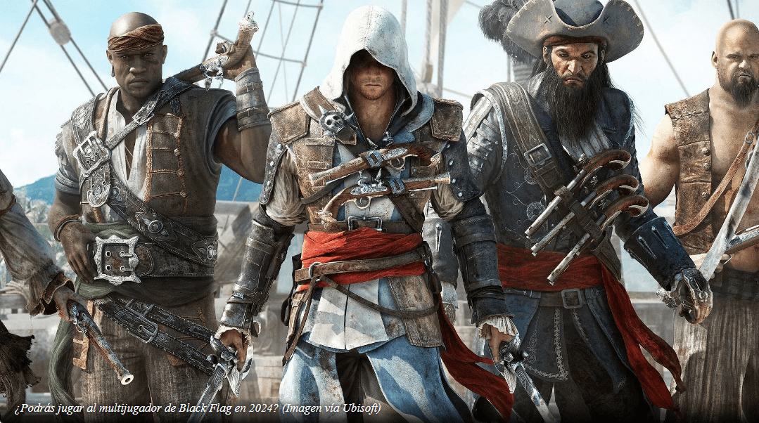 Podrás jugar al modo multijugador de Assassin's Creed Black Flag en 2024